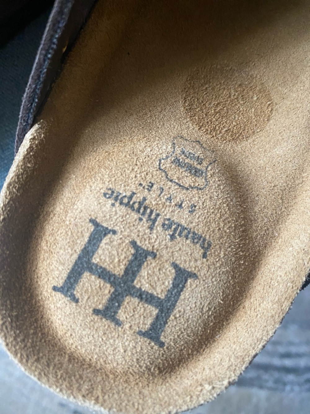 Haute Hippie Brown Suede Studded Slip-On Mules - Picture 5 of 6